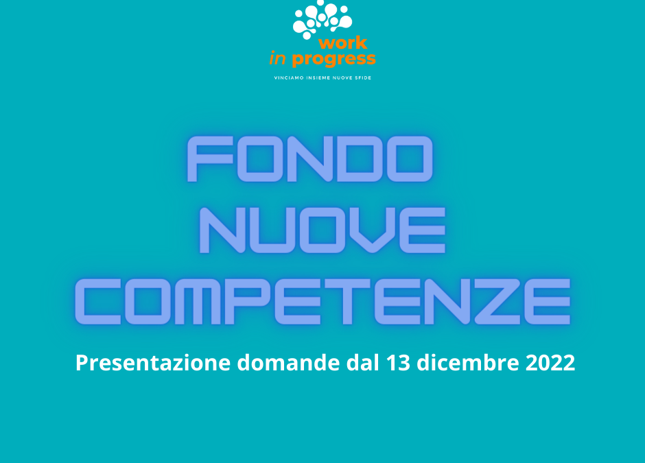 FONDO NUOVE COMPETENZE – ATTO II